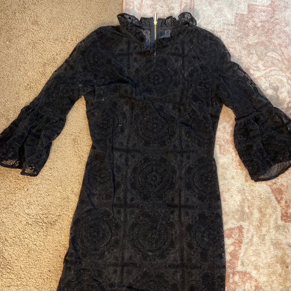 Calvin Klein Velvet Mini Sheath Dress